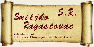 Smiljko Ragastovac vizit kartica